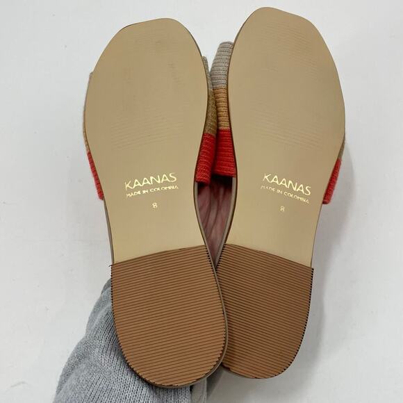 Kaanas 8 Bronte Woven Slide Sandals - Picture 5 of 5